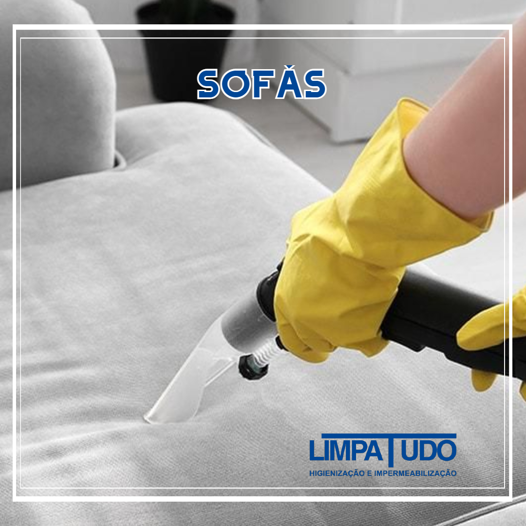 Limpeza de Sofá Limpa Tudo